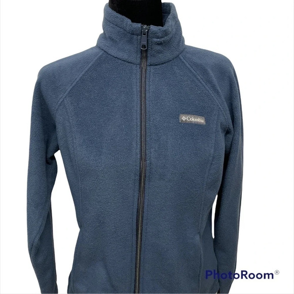 Columbia Benton Springs Fleece Jacket Women’s M WL6439 Full Zip Zipper pockets - Picture 2 of 10